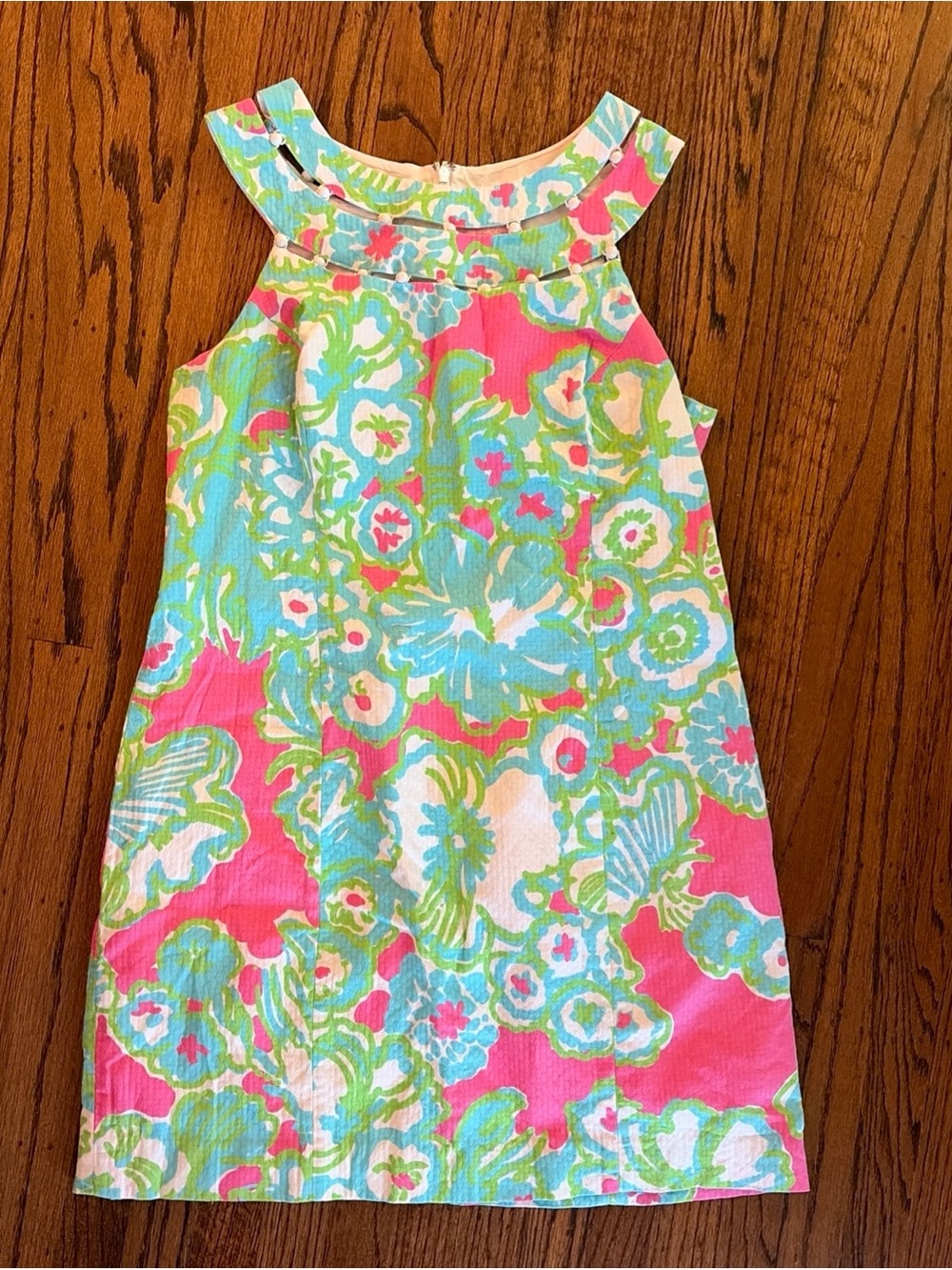 Lilly Pulitzer Womens dress Floral Shift Dress A delicacy pattern Lindy